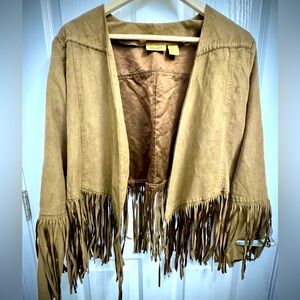 Wrangler fringed jacket